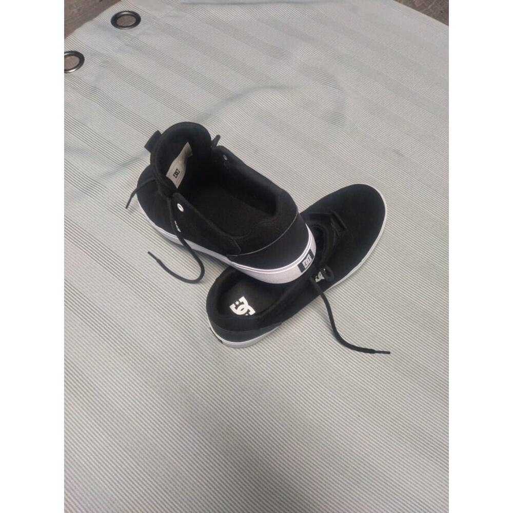 DC Men's Trase TX Black Sneaker, Size 14 M, Skate Shoes Black & White - Picture 8 of 12